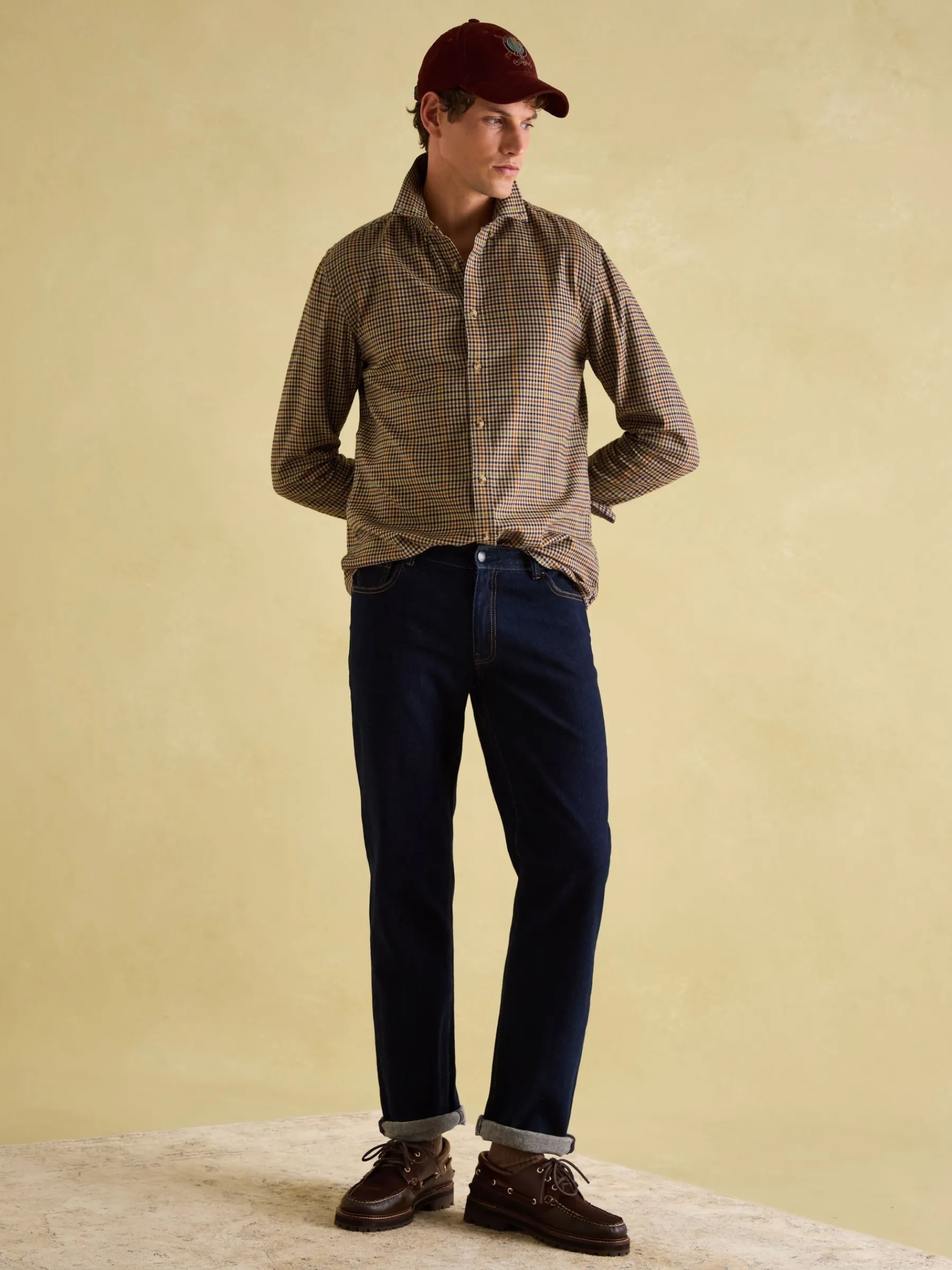 Fletcher Houndstooth Classic Shirt<Joules Outlet