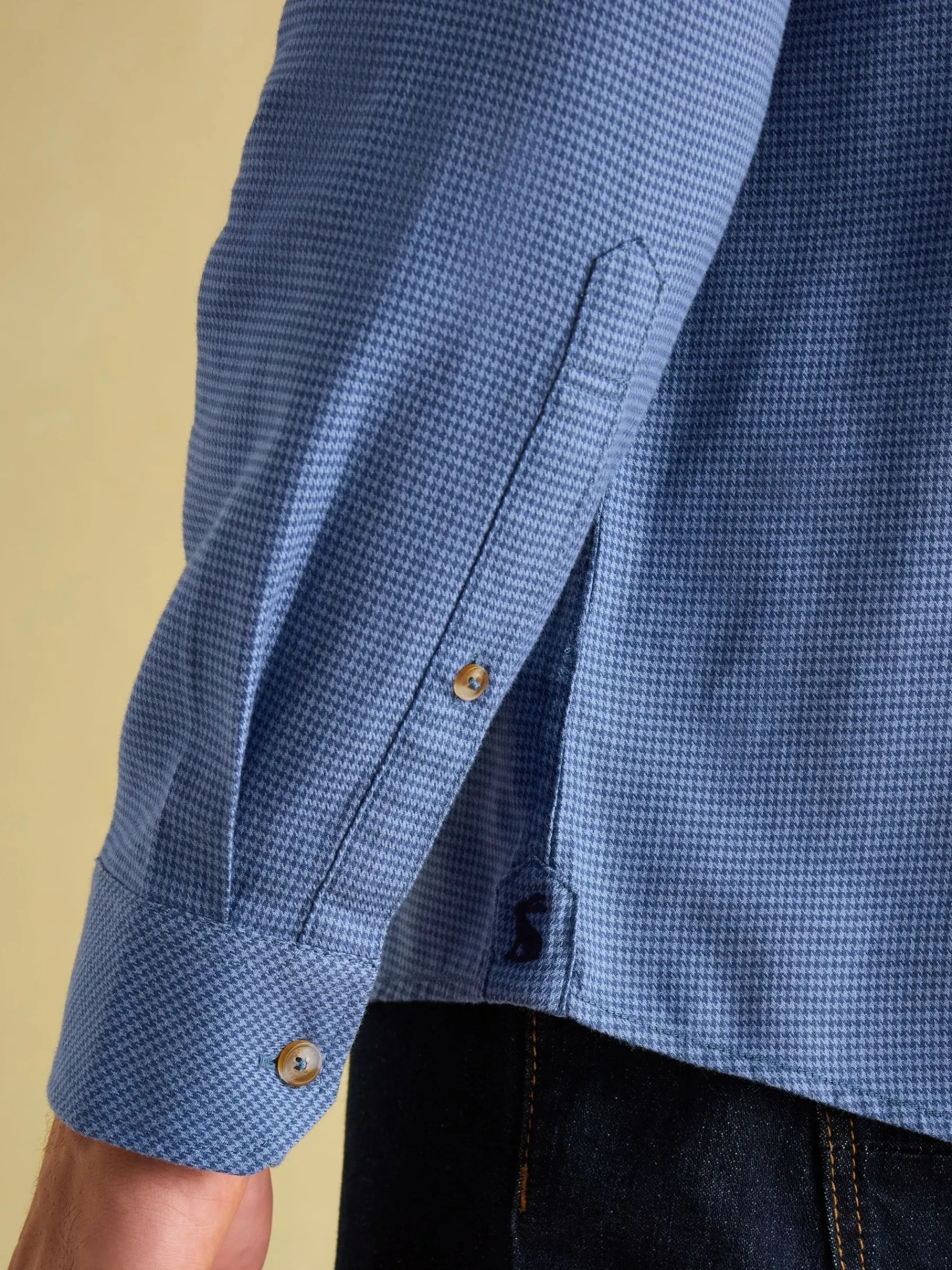 Fletcher Houndstooth Classic Shirt<Joules Clearance