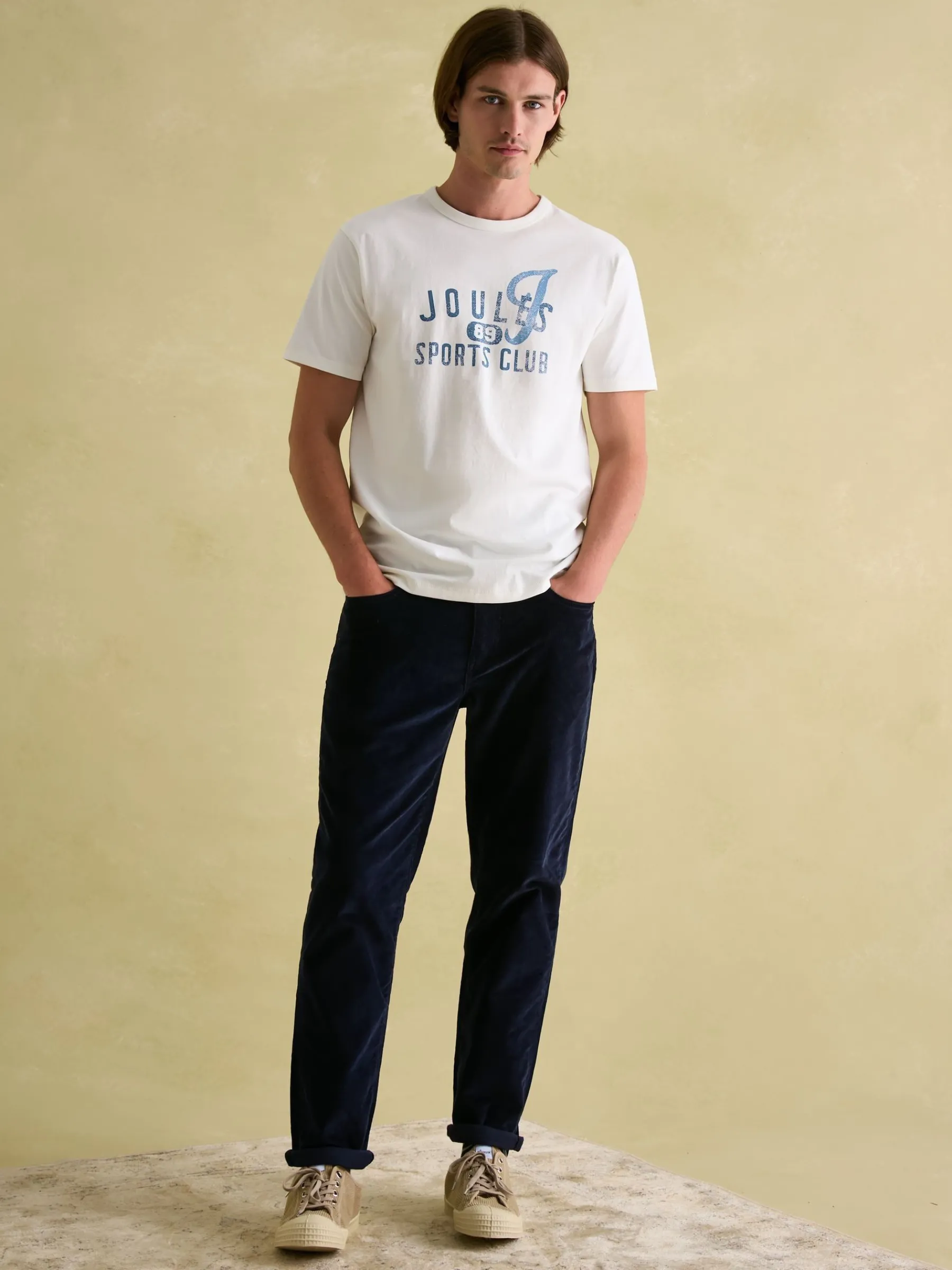 Flynn Jersey Crew Neck T-Shirt<Joules Hot