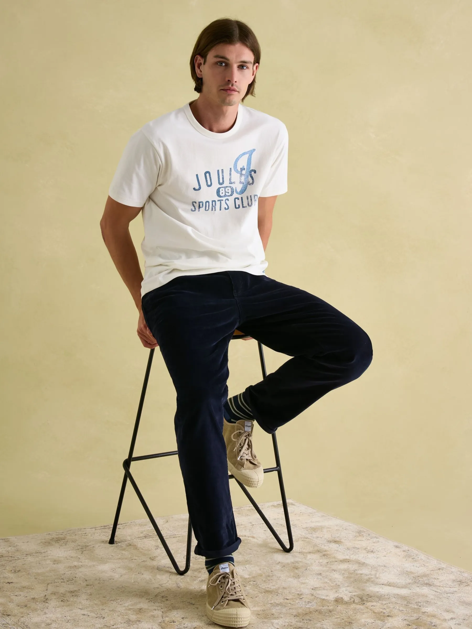 Flynn Jersey Crew Neck T-Shirt<Joules Hot