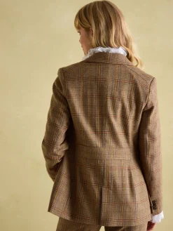 Foxley Tweed Suit Blazer<Joules Hot