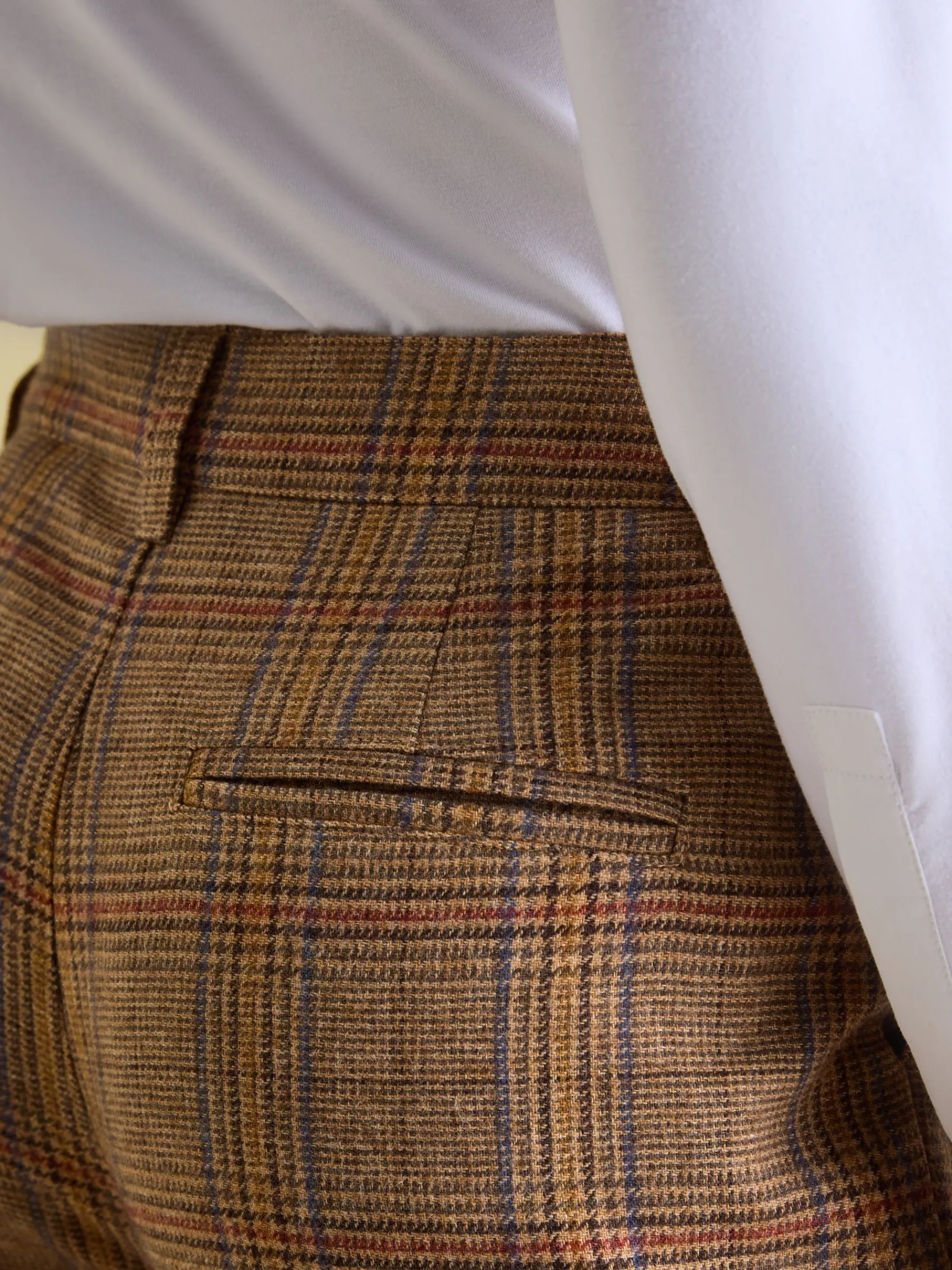 Foxley Wide Leg Tweed Trousers<Joules