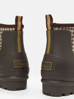 Foxton Chocolate Brown Neoprene Lined Ankle Wellies<Joules New