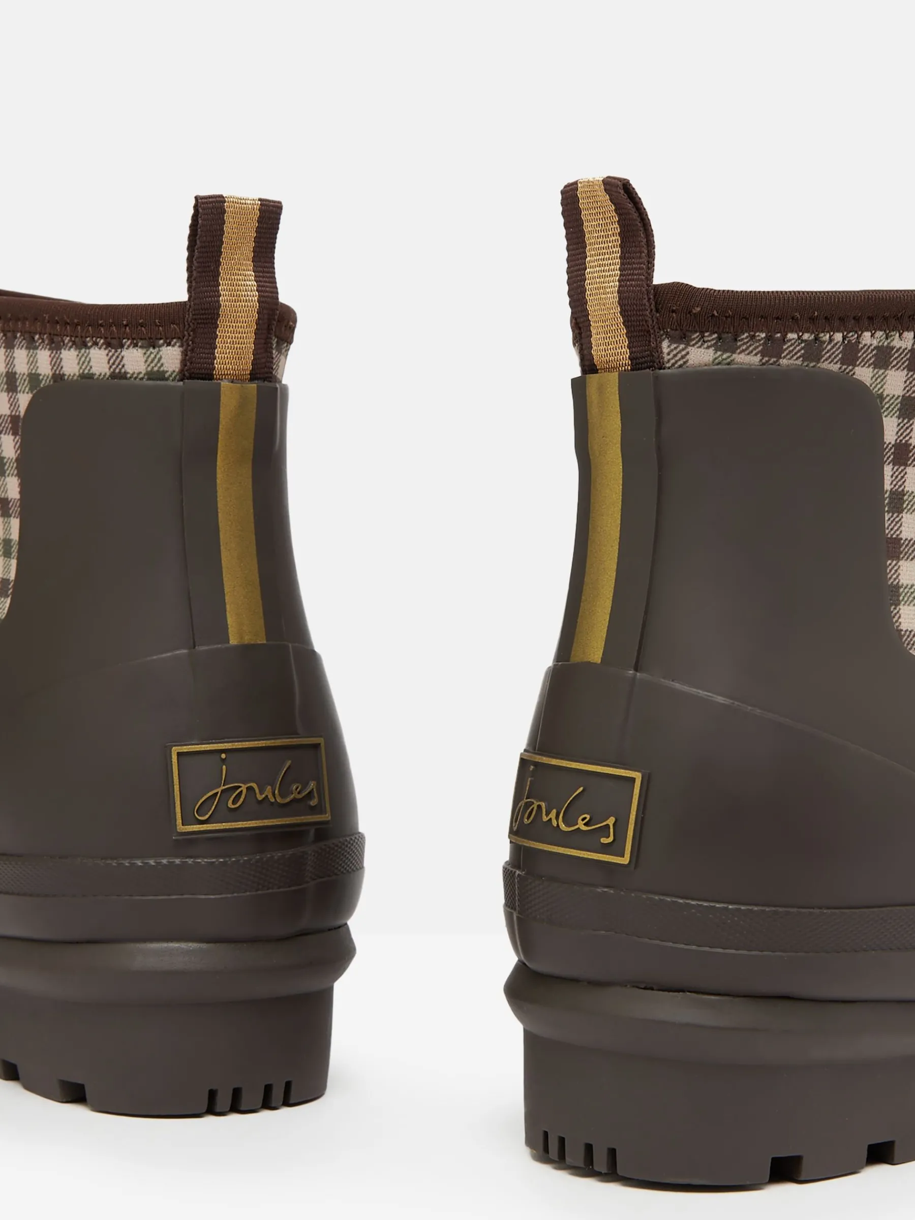 Foxton Chocolate Brown Neoprene Lined Ankle Wellies<Joules New