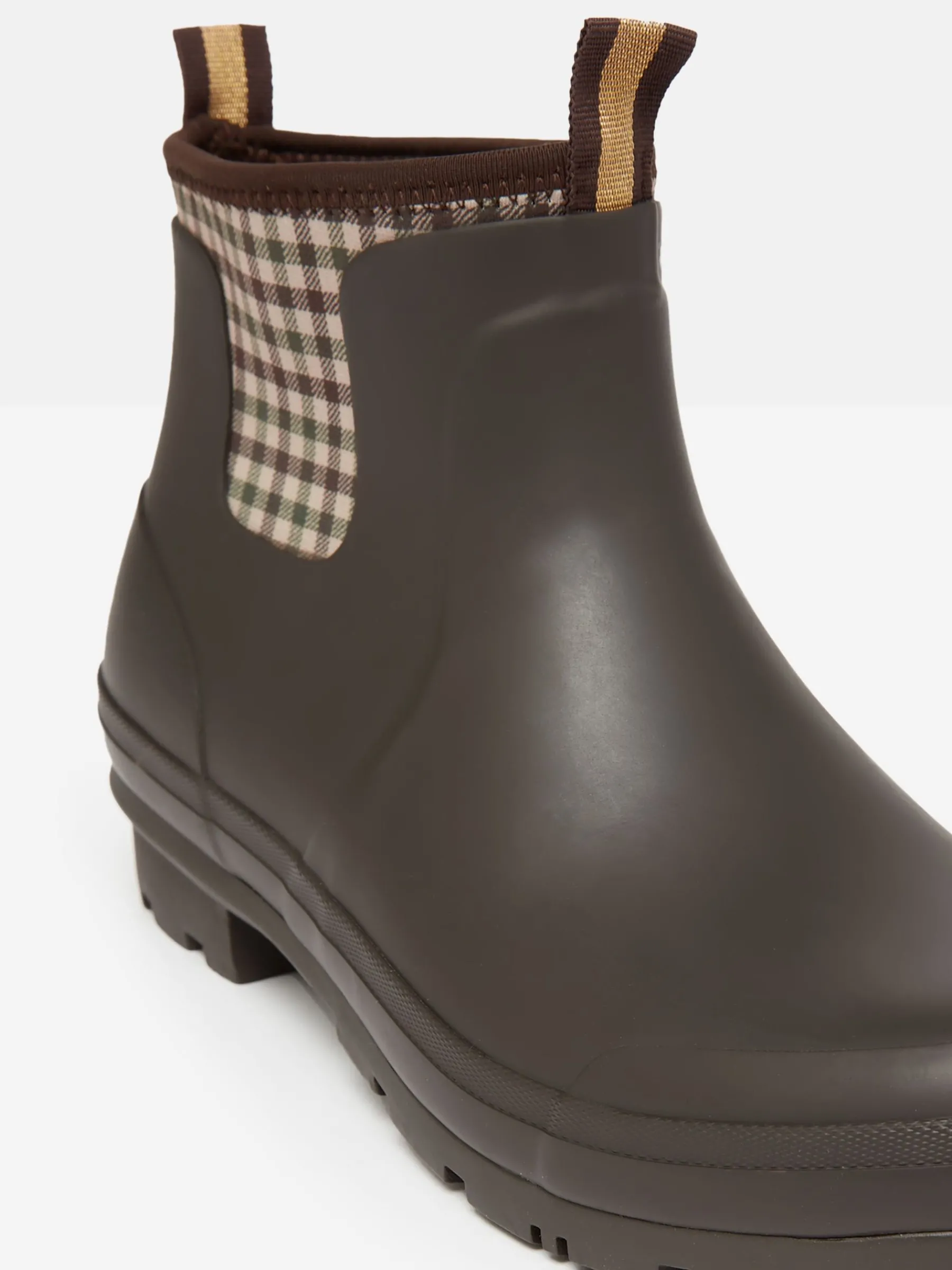 Foxton Chocolate Brown Neoprene Lined Ankle Wellies<Joules New