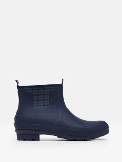 Foxton Navy Blue Neoprene Lined Ankle Wellies<Joules New