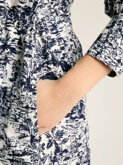 Francesca Tie Waist Shirt Dress<Joules Outlet