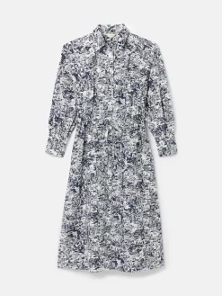 Francesca Tie Waist Shirt Dress<Joules Outlet
