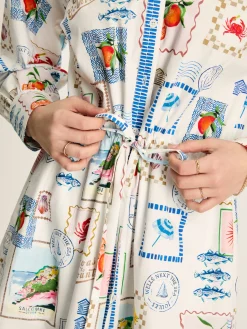 Francesca Tie Waist Shirt Dress<Joules Discount