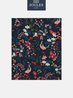 French Navy Fields Edge Floral 10M Wallpaper<Joules Best