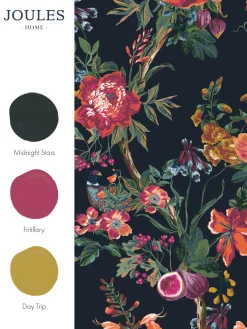 French Navy Forest Chinoiserie 10M Wallpaper<Joules Online
