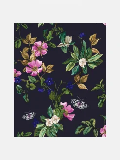 French Navy Wakerley Woodland Floral 10M Wallpaper<Joules New