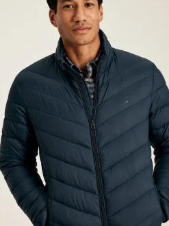 Garrett Navy Blue Showerproof Padded Jacket<Joules Outlet