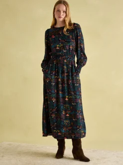 Georgina Elasticated Waist Maxi Dress<Joules Hot