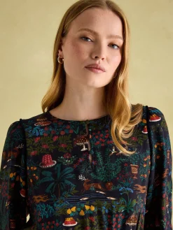Georgina Elasticated Waist Maxi Dress<Joules Hot