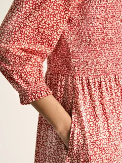 Gia Mixed Fabric Dress<Joules Sale