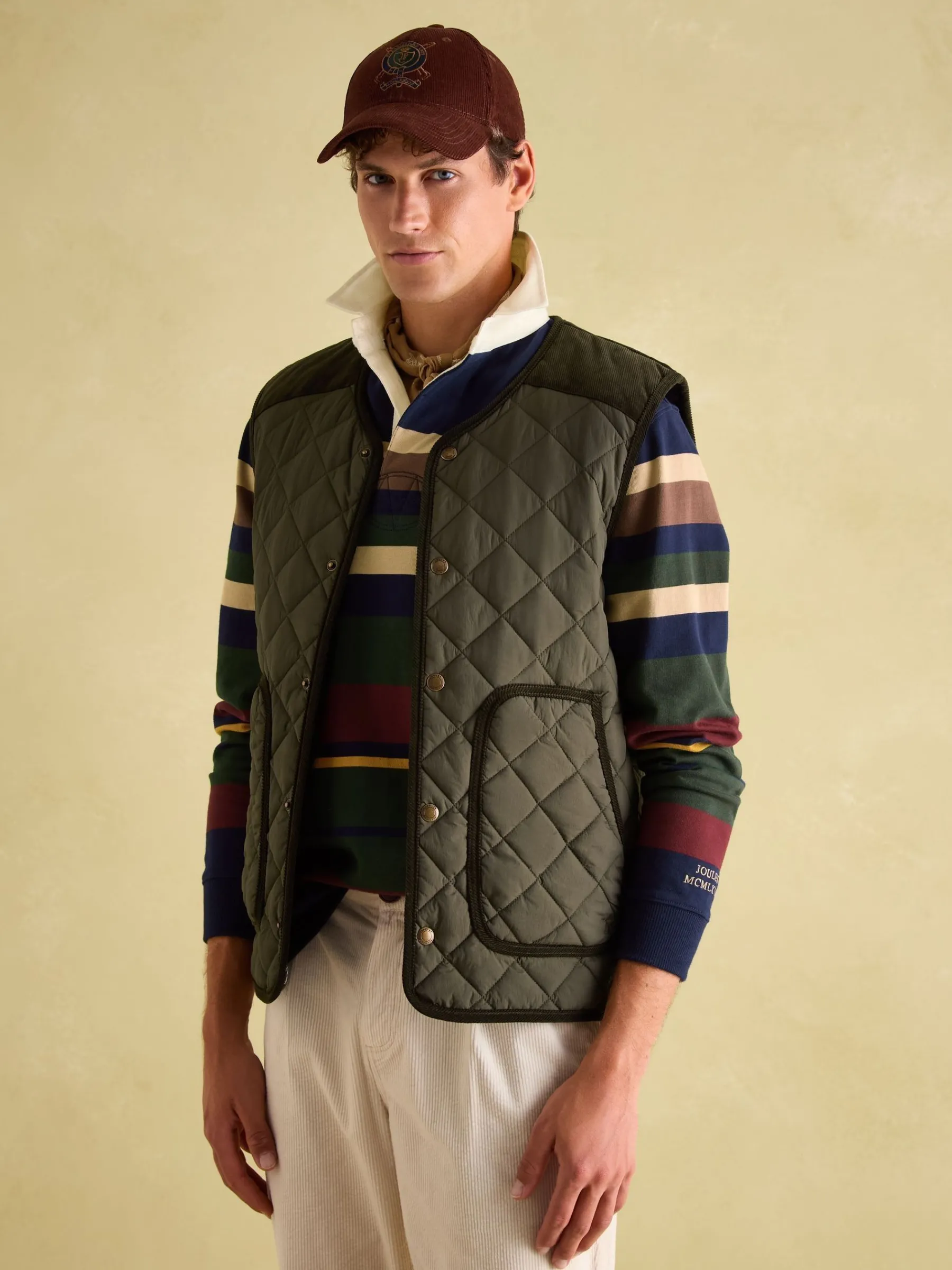 Gibson Quilted Lightweight Gilet<Joules New