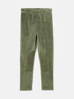 Giddy Up Khaki Green Stretch Cord Legging<Joules Sale