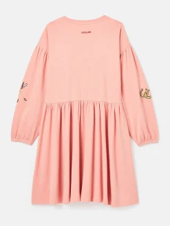 Girls' Aubrey Pink Horse Jersey Dress<Joules Online