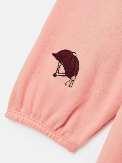 Girls' Aubrey Pink Horse Jersey Dress<Joules Online