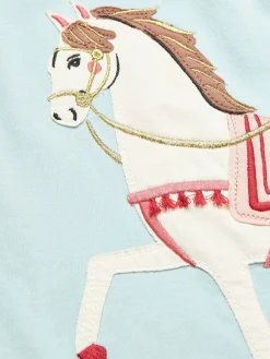 Girls' Ava Mint Green Artwork T-Shirt<Joules Best