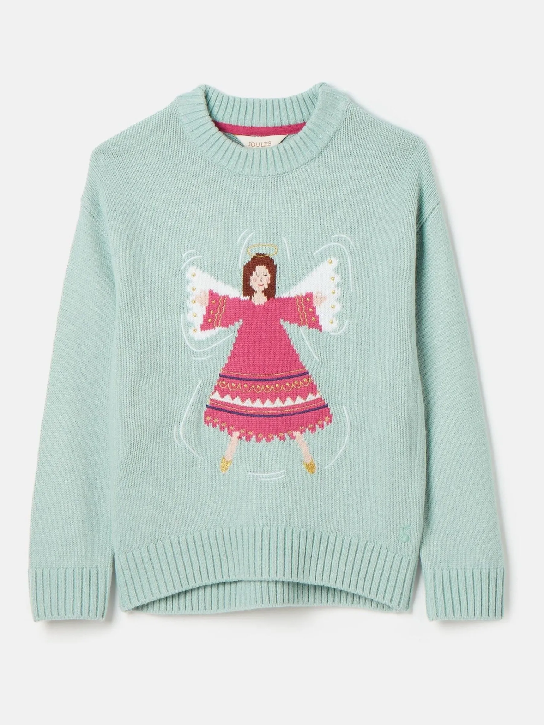 Girls' Cracking Intarsia Artwork Jumper<Joules New