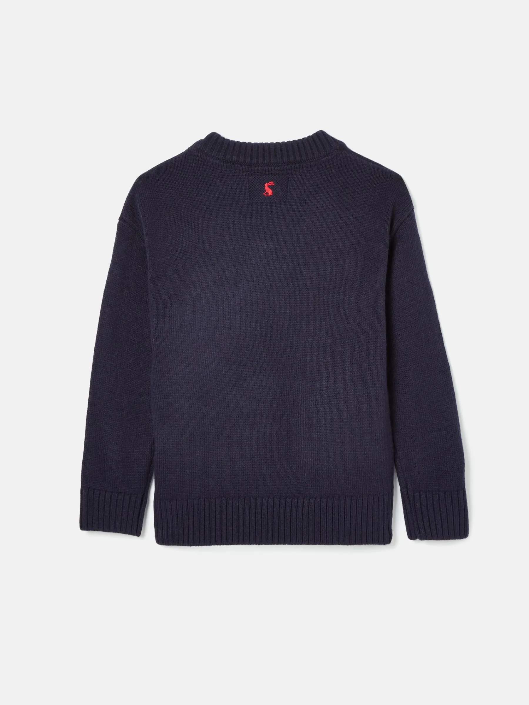 Girls' Cracking Navy Blue Intarsia Artwork Jumper<Joules Sale