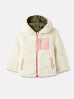 Girls' Kali Fleece Lined Reversible Quilted Jacket<Joules Hot