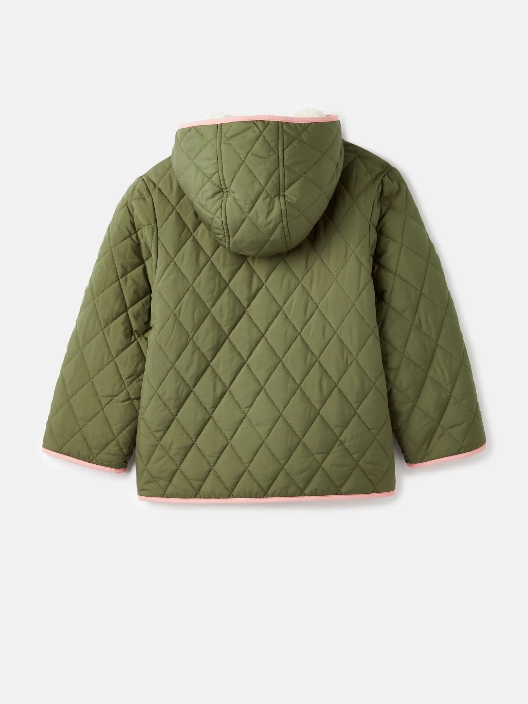 Girls' Kali Fleece Lined Reversible Quilted Jacket<Joules Hot