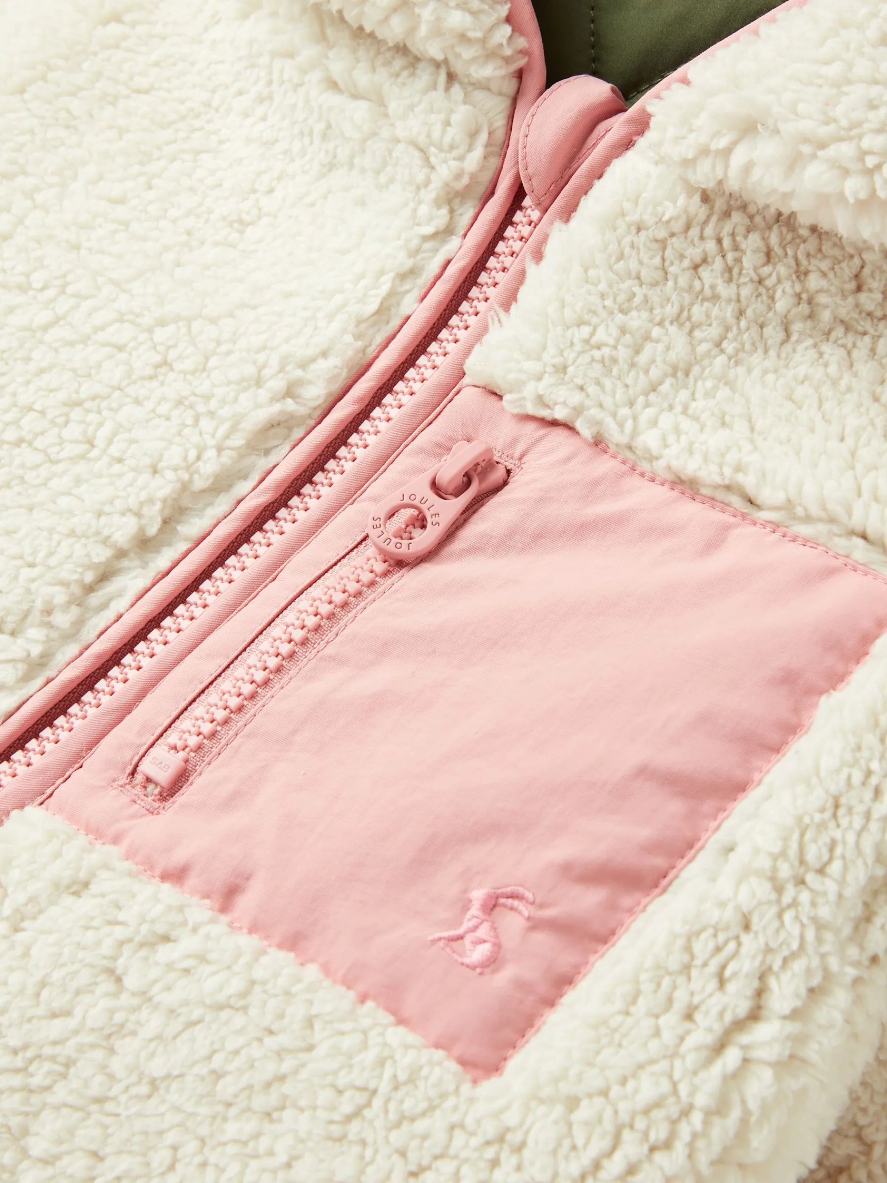 Girls' Kali Fleece Lined Reversible Quilted Jacket<Joules Hot