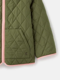 Girls' Kali Fleece Lined Reversible Quilted Jacket<Joules Hot