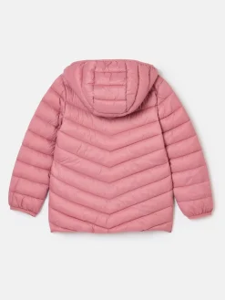 Girls' Kinnaird Light Pink Showerproof Padded Coat<Joules Clearance