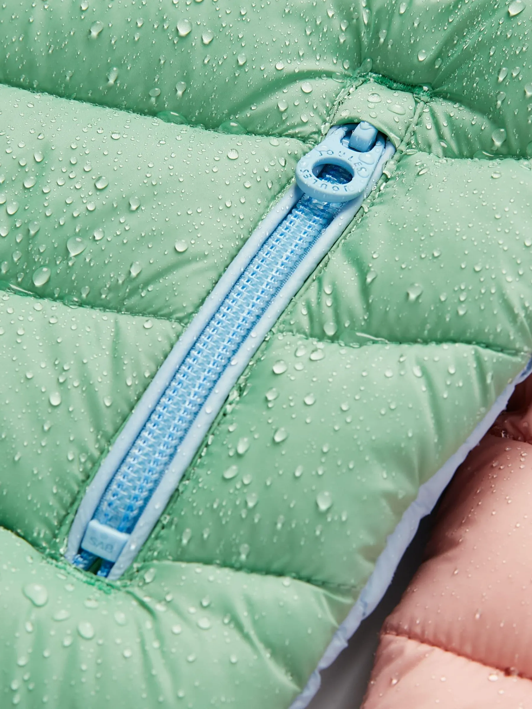 Girls' Kinnaird Showerproof Padded Coat<Joules Online