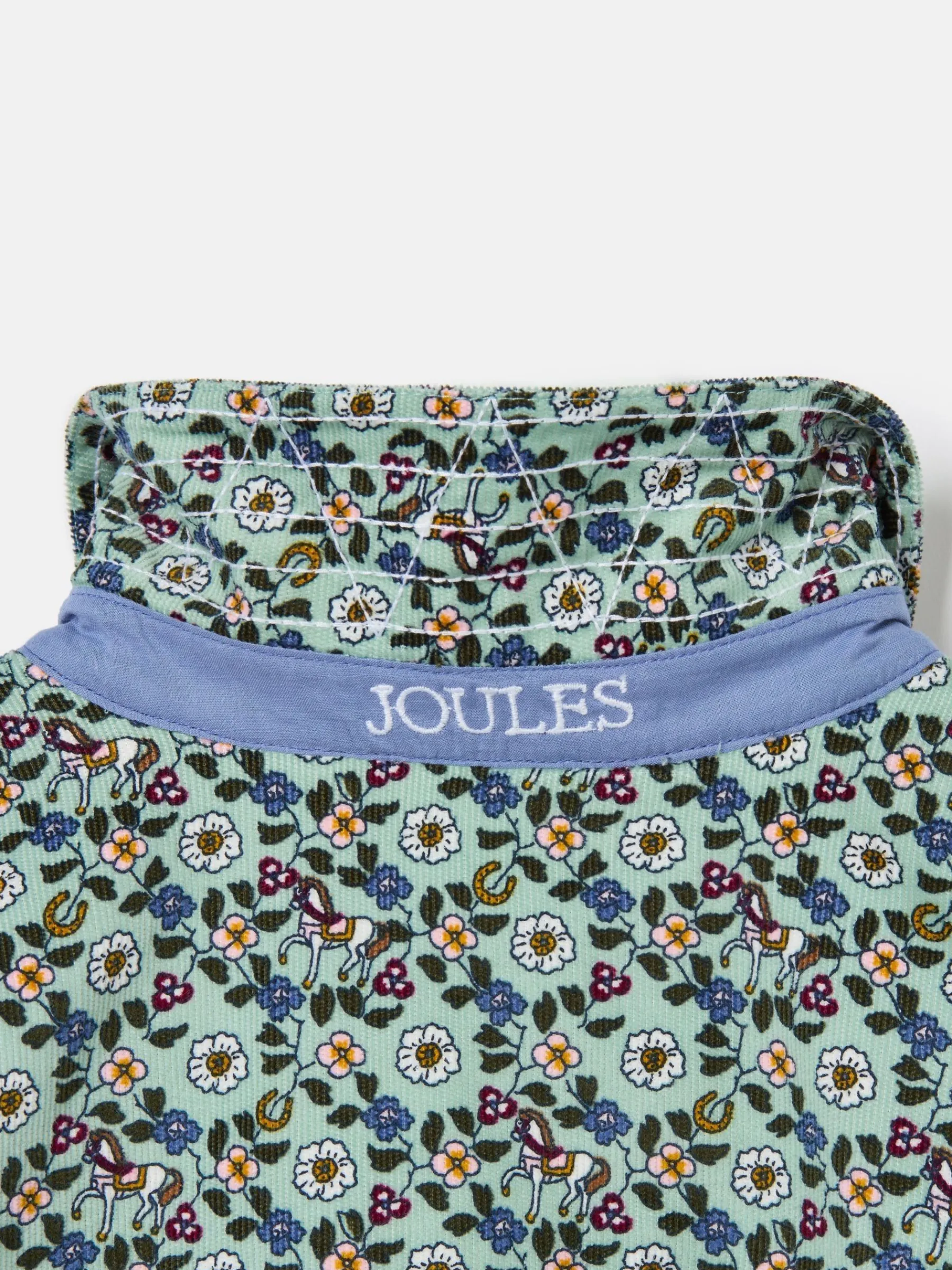 Girls' Liliana Blue Ditsy Pop Over Blouse<Joules Clearance