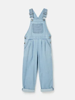 Girls' Madeline Chambray Hotch Potch Dungarees<Joules