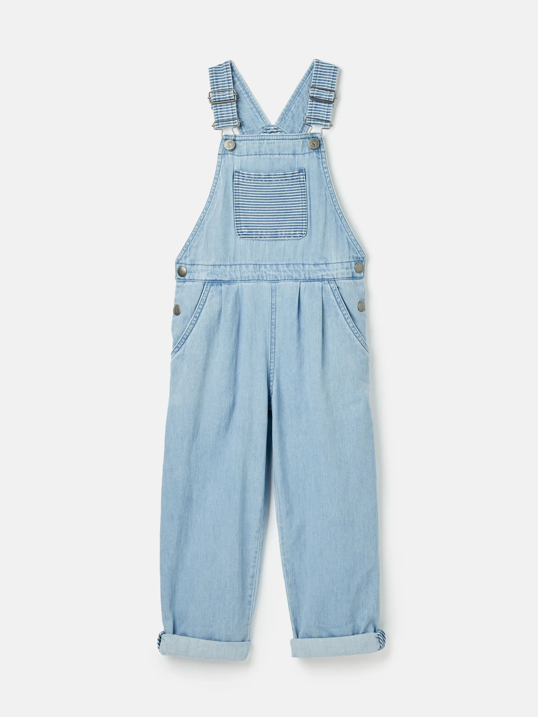 Girls' Madeline Chambray Hotch Potch Dungarees<Joules