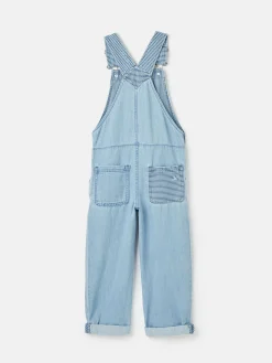 Girls' Madeline Chambray Hotch Potch Dungarees<Joules