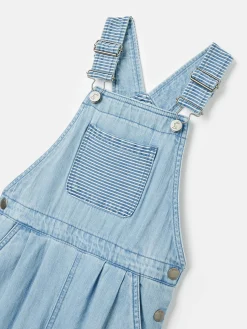 Girls' Madeline Chambray Hotch Potch Dungarees<Joules