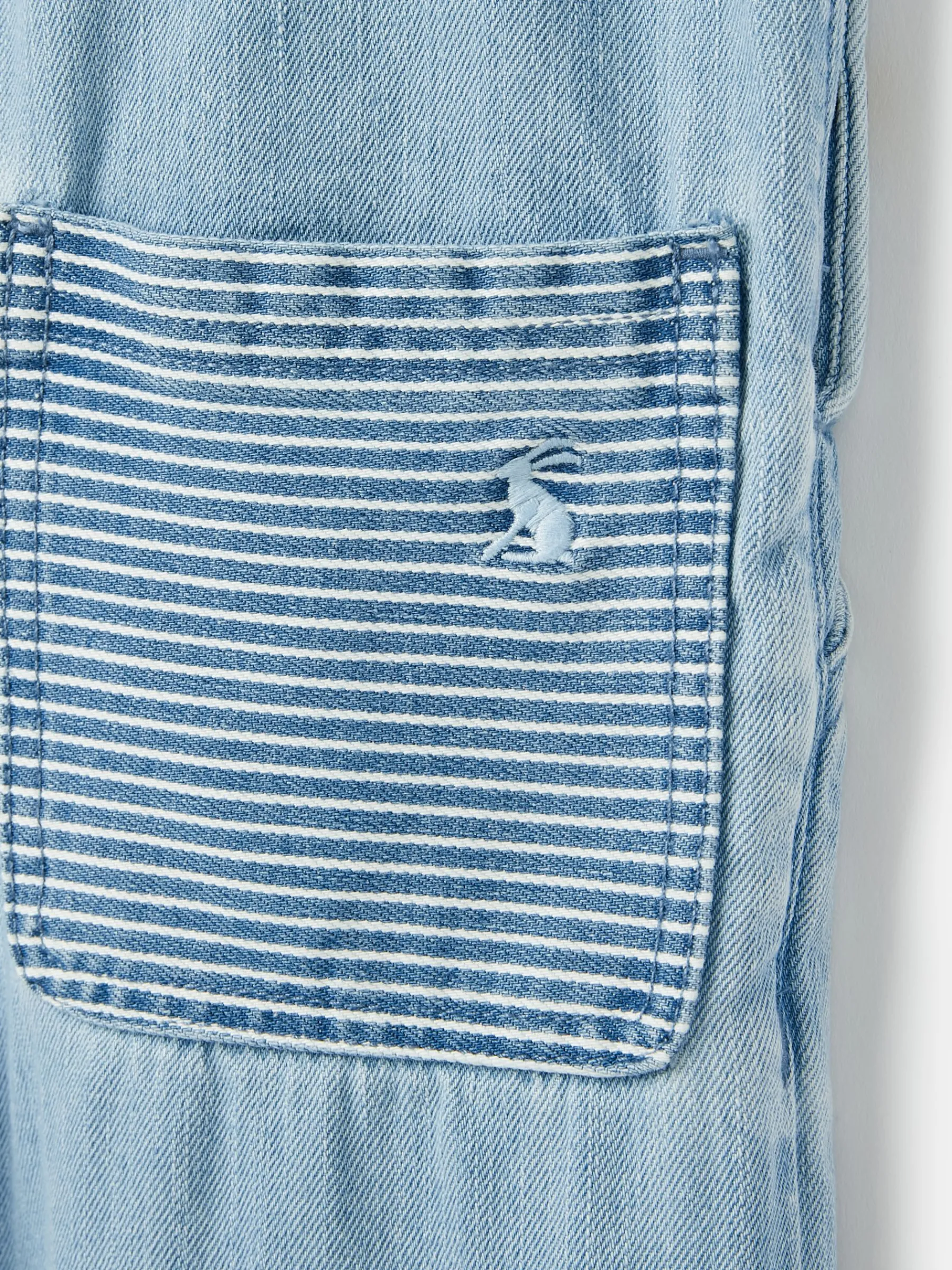 Girls' Madeline Chambray Hotch Potch Dungarees<Joules
