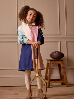 Girls' Maisie Colour Block Rugby Dress<Joules Sale