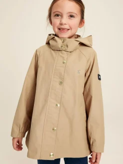 Girls' Meadow Lightweight Waterproof Raincoat With Hood<Joules New