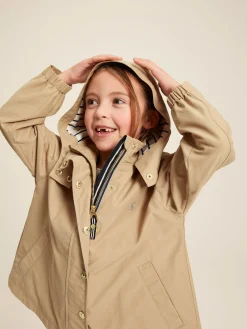 Girls' Meadow Lightweight Waterproof Raincoat With Hood<Joules New