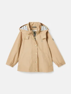 Girls' Meadow Lightweight Waterproof Raincoat With Hood<Joules New