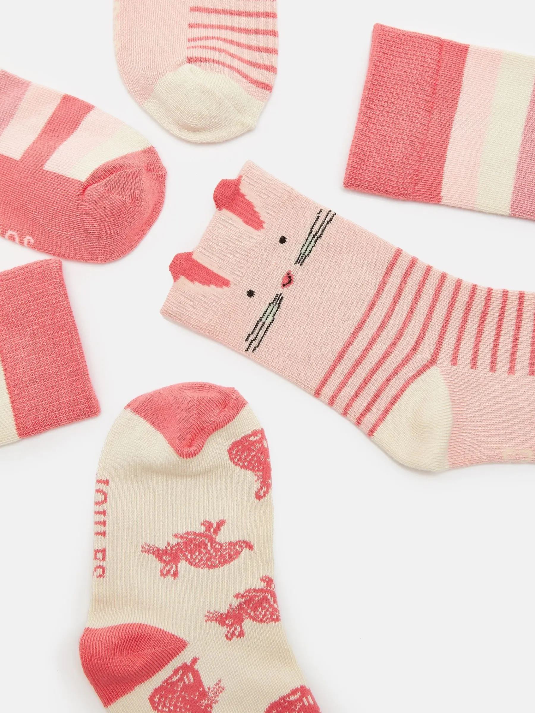 Girls' Neat Feet 3 Pack Socks<Joules Best