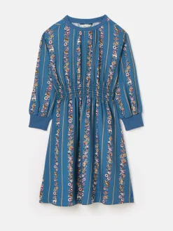Girls' Odelia Blue Animals Print Printed Dress<Joules