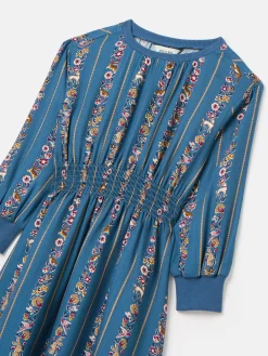 Girls' Odelia Blue Animals Print Printed Dress<Joules