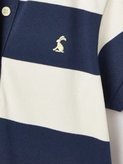 Girls' Orla Navy Stripe Polo Shirt Dress<Joules Sale