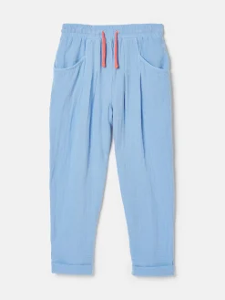 Girls' Playtime Textured Woven Trousers<Joules Outlet