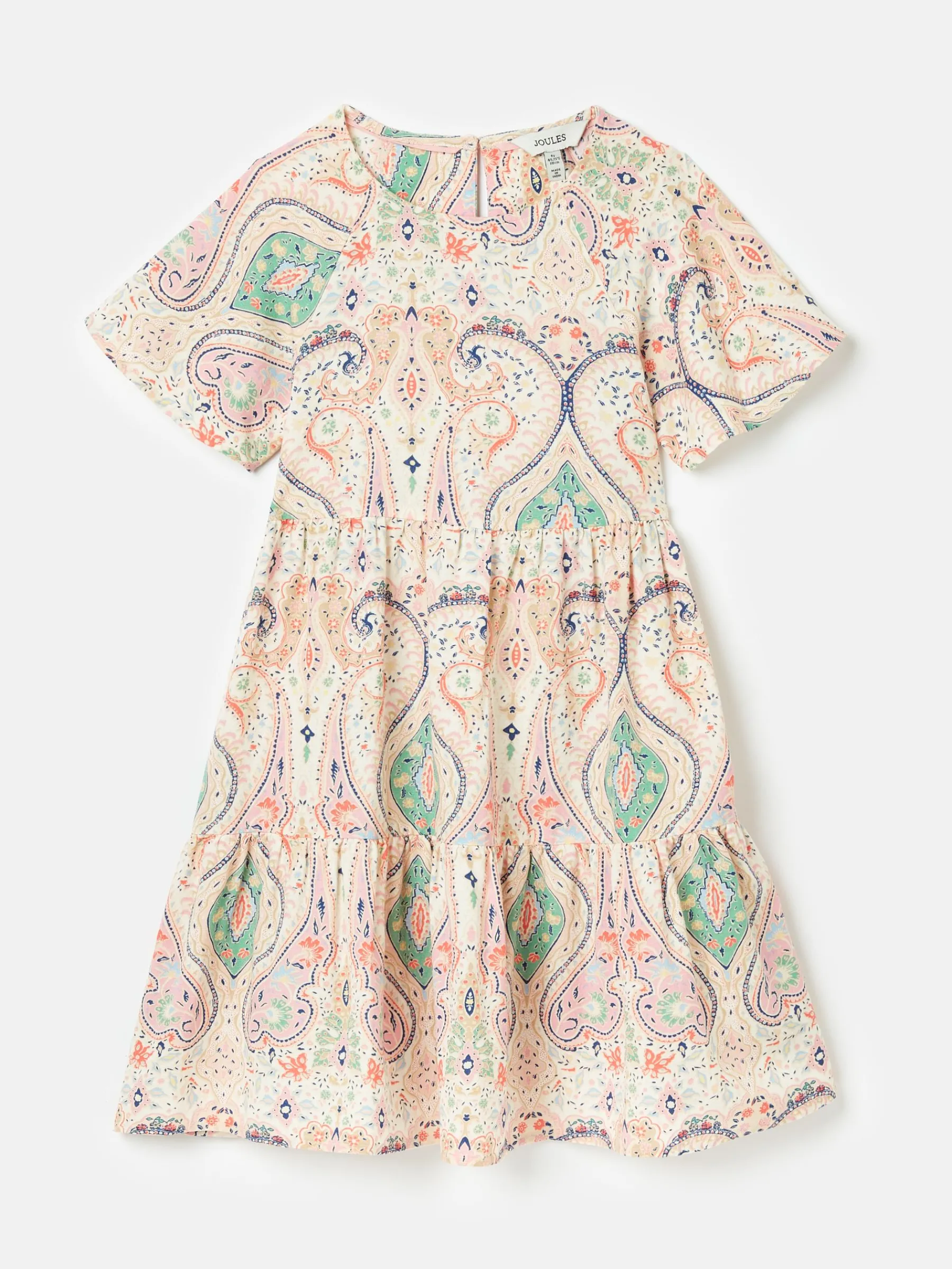 Girls' Sunshine Tiered Woven Dress<Joules Outlet