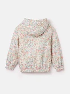 Girls' Windbreaker Multi Floral Waterproof Raincoat<Joules Online